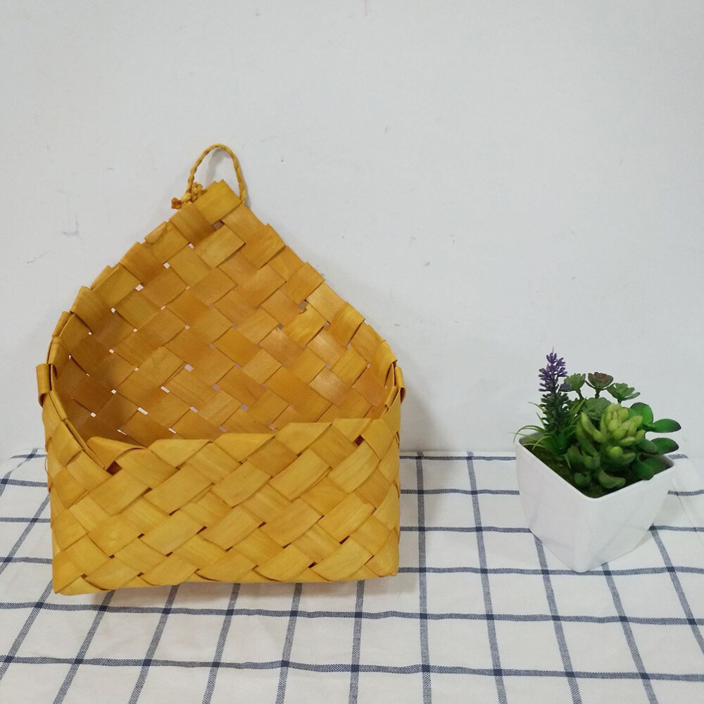 Plant Pots Indoor Wicker Baskets Hanging Wall Flower Christmas Decoration