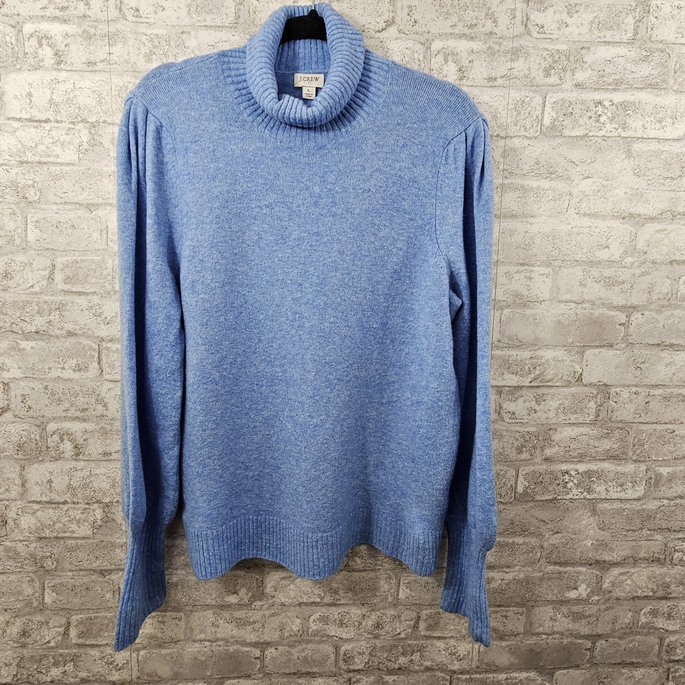 J.Crew Turtleneck Sweater Size Large Blue