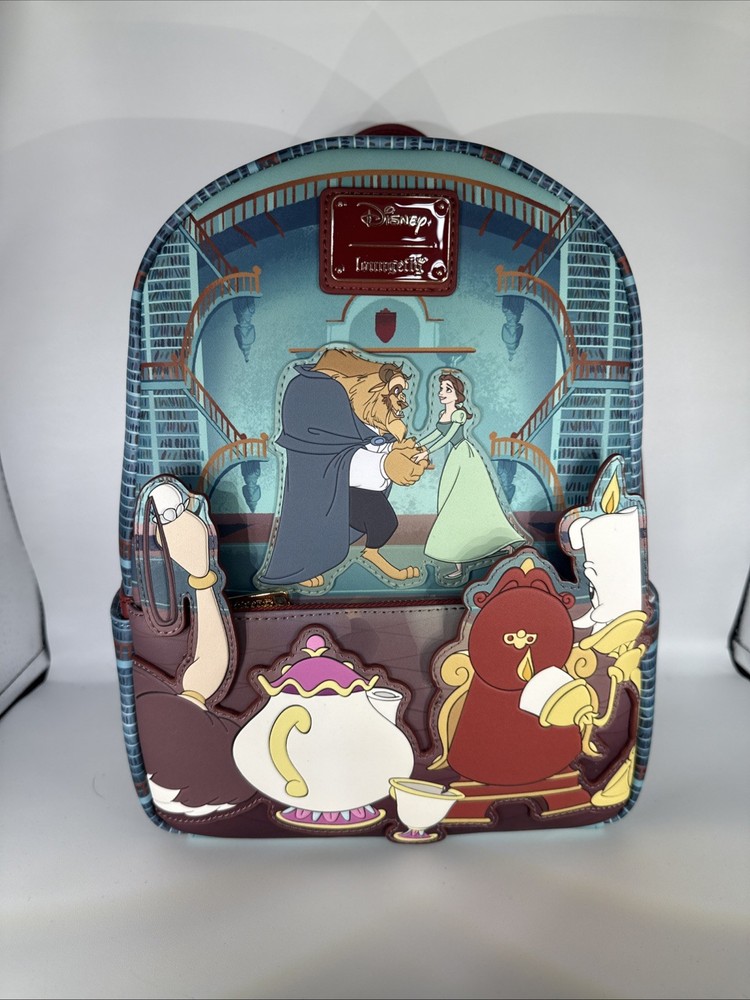 Loungefly Disney Beauty and the Beast Belle Library Mini Backpack