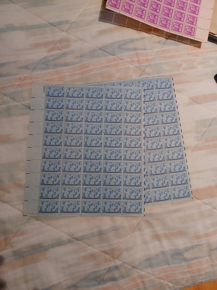 SC 935 3c Navy Armed Forced unused US stamp sheet