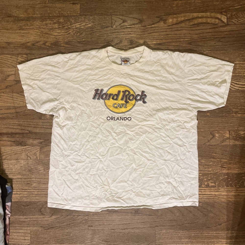 Hard Rock Cafe Orlando Vintage 90s T-Shirt Large Cotton Made In USA