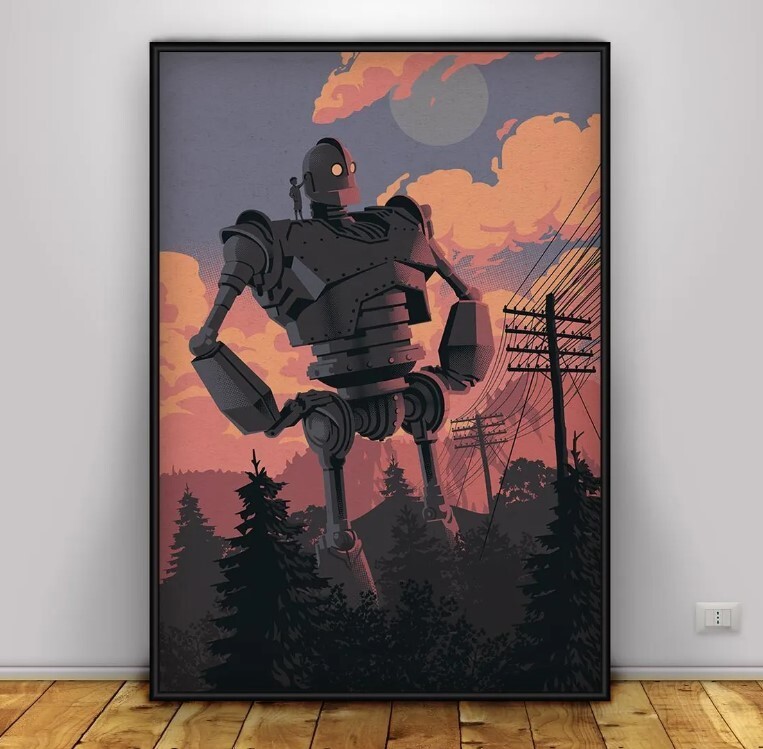 The Iron Giant Poster | Wall Art | Wall Prints | Home Decor 9