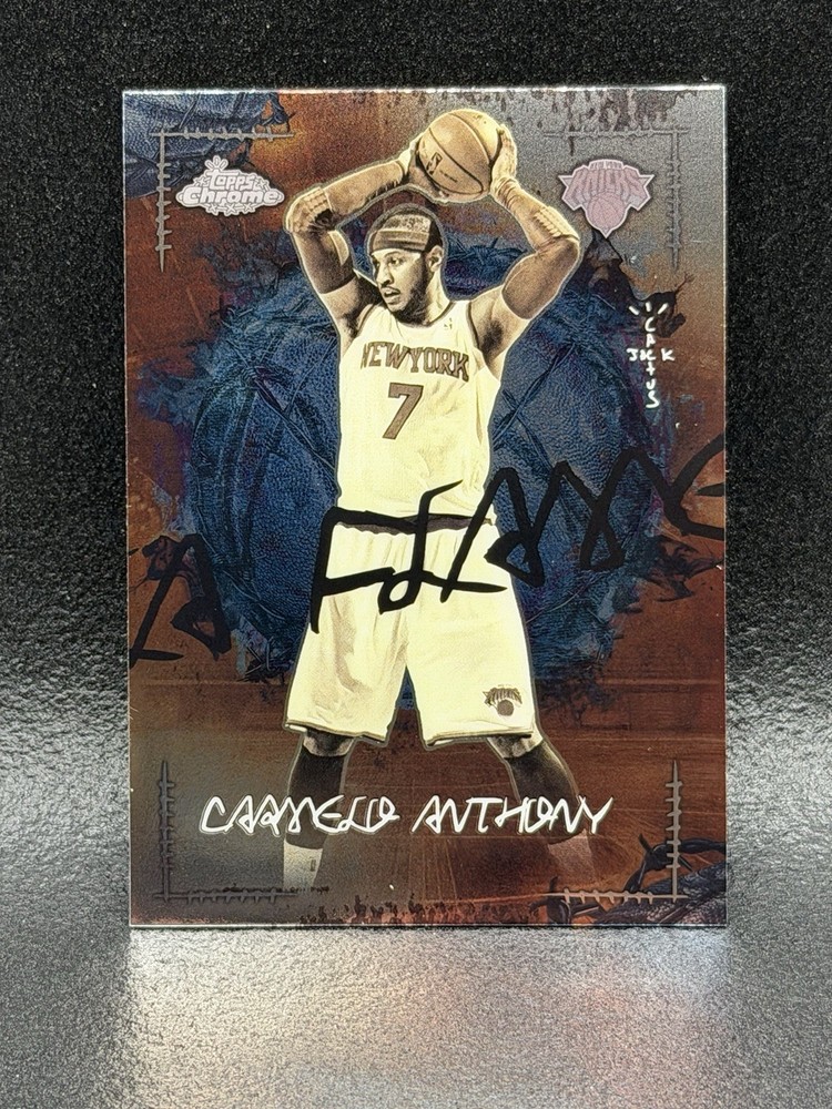2025-26 Topps Chrome Cactus Jack Carmelo Anthony #LFL-12 Knicks La Flame Legends