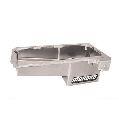 Moroso 21153, One Natural Aluminum 7Qt Oil Pan - Gm Ls Drag Race/Copo Camaro Fit