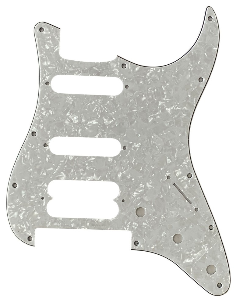 White Pearl For Fender Player Stratocaster Floyd Rose HSS Guitar Pickguard
