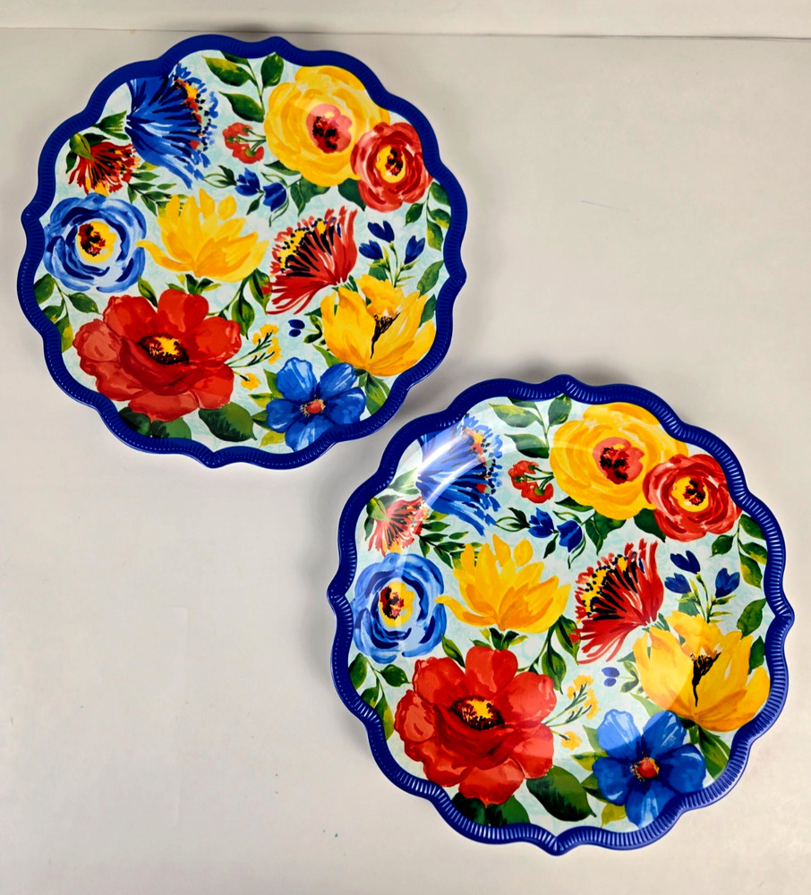 NWT  The Pioneer Woman Melamine Dinner Plate 