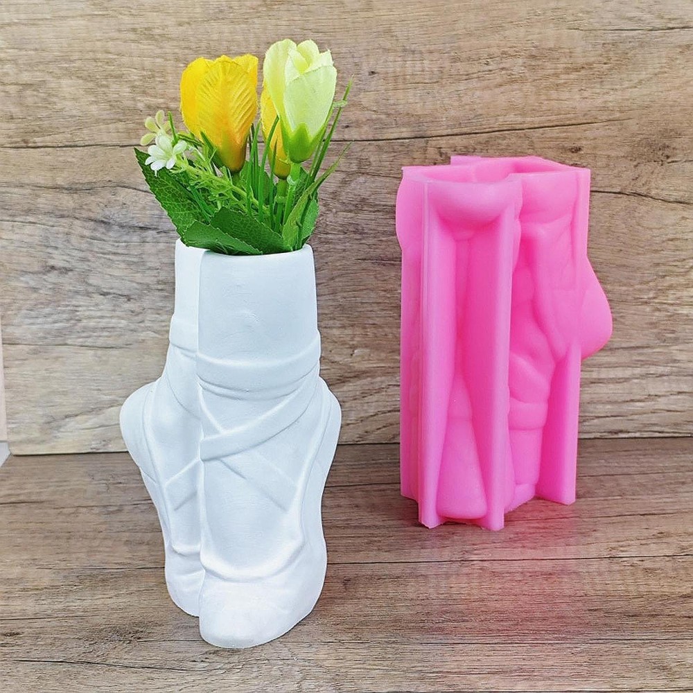 Silicone Flower Vase Mold for Epoxy Resin DIY Home Decor Craft