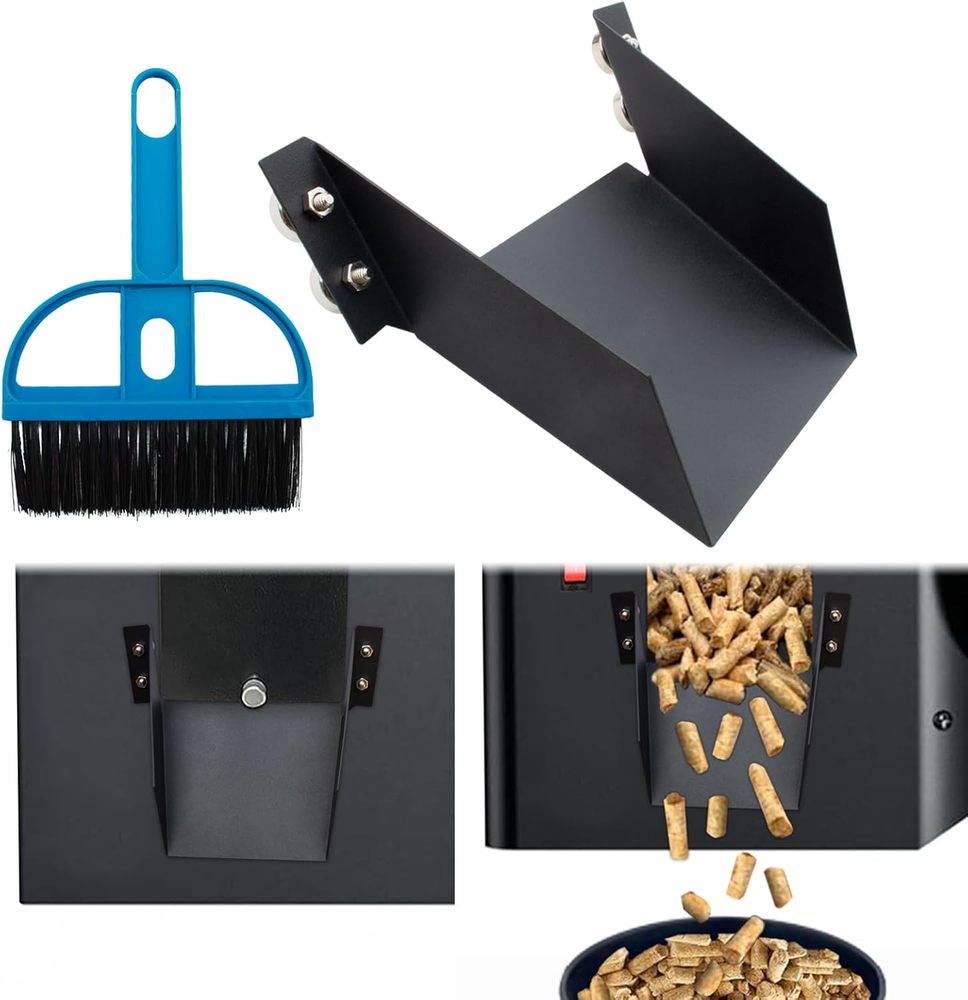 Traeger Pellet Helper Chute - Magnetic Pellet Feeder for Pellet Smoker, Accessor