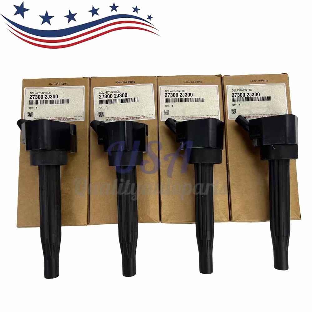 4P NEW 273002J300 Ignition Coil for 2020-25 SONATA 2021-25 ELANTRA 2022-25 KONA
