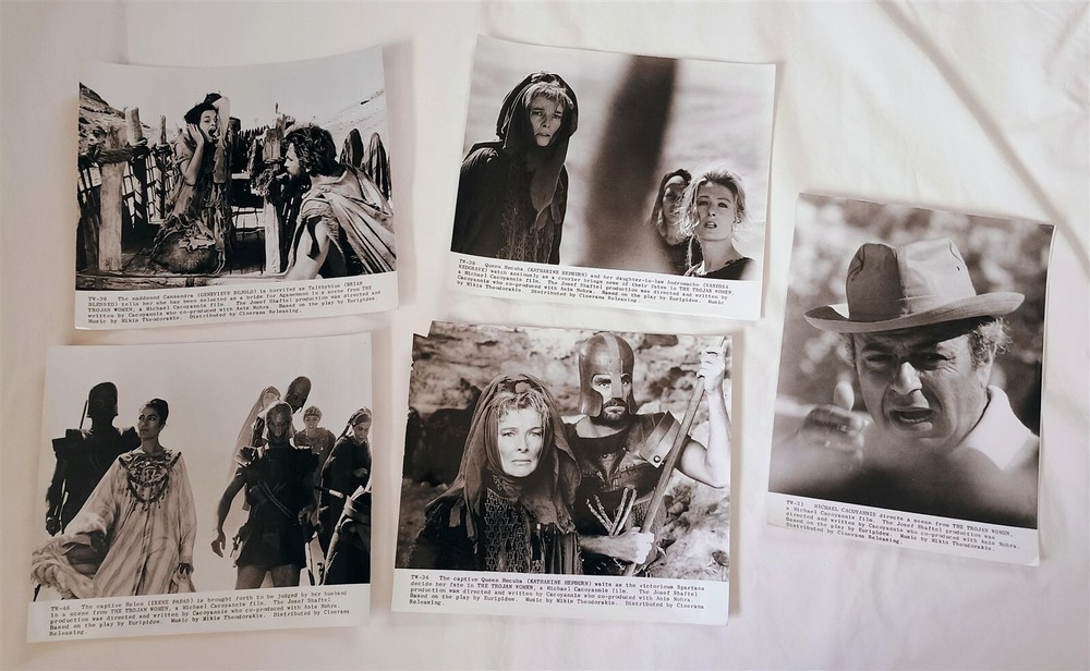 Vintage Movie Still Press Photo Lot The Trojan Women Katharine Hepburne etc