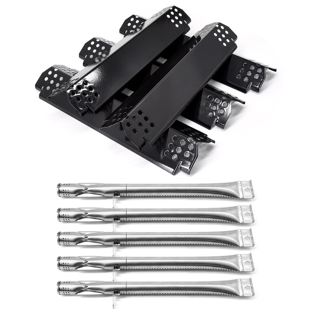 Replacement Parts for Nexgrill 720-0888S 720-0830X, 5 Pack Flame Tamer and Bu...