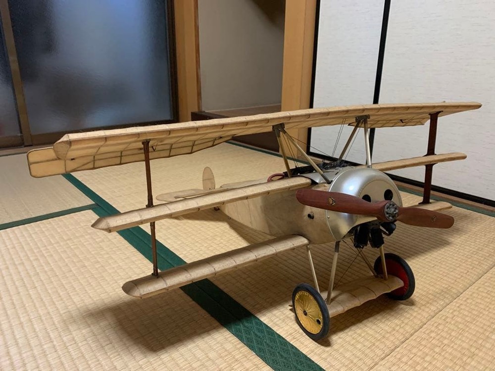 Hasegawa Museum Model 1/8 Fokker Dr1 Finished Product Customized #35674f