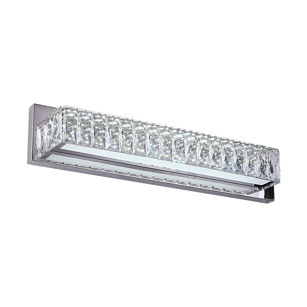Crystal Vanity Lights, Bathroom Vanity Lighting Fixtures Over Mirror, LED Mod...