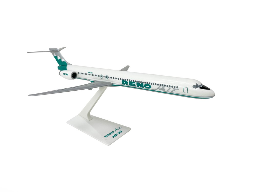 Flight Miniatures Reno Air MD-90 1:200 Scale Model Airplane