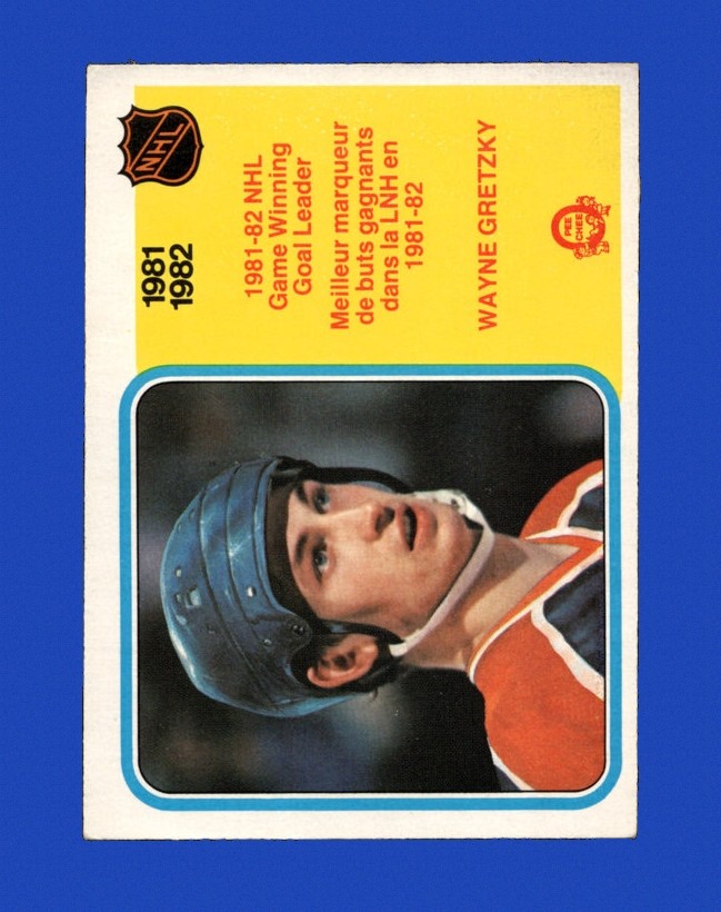 1982-83 O-Pee-Chee Set-Break #242 Wayne Gretzky Ll EX-EXMINT *GMCARDS*Consign with Greg Morris Cards