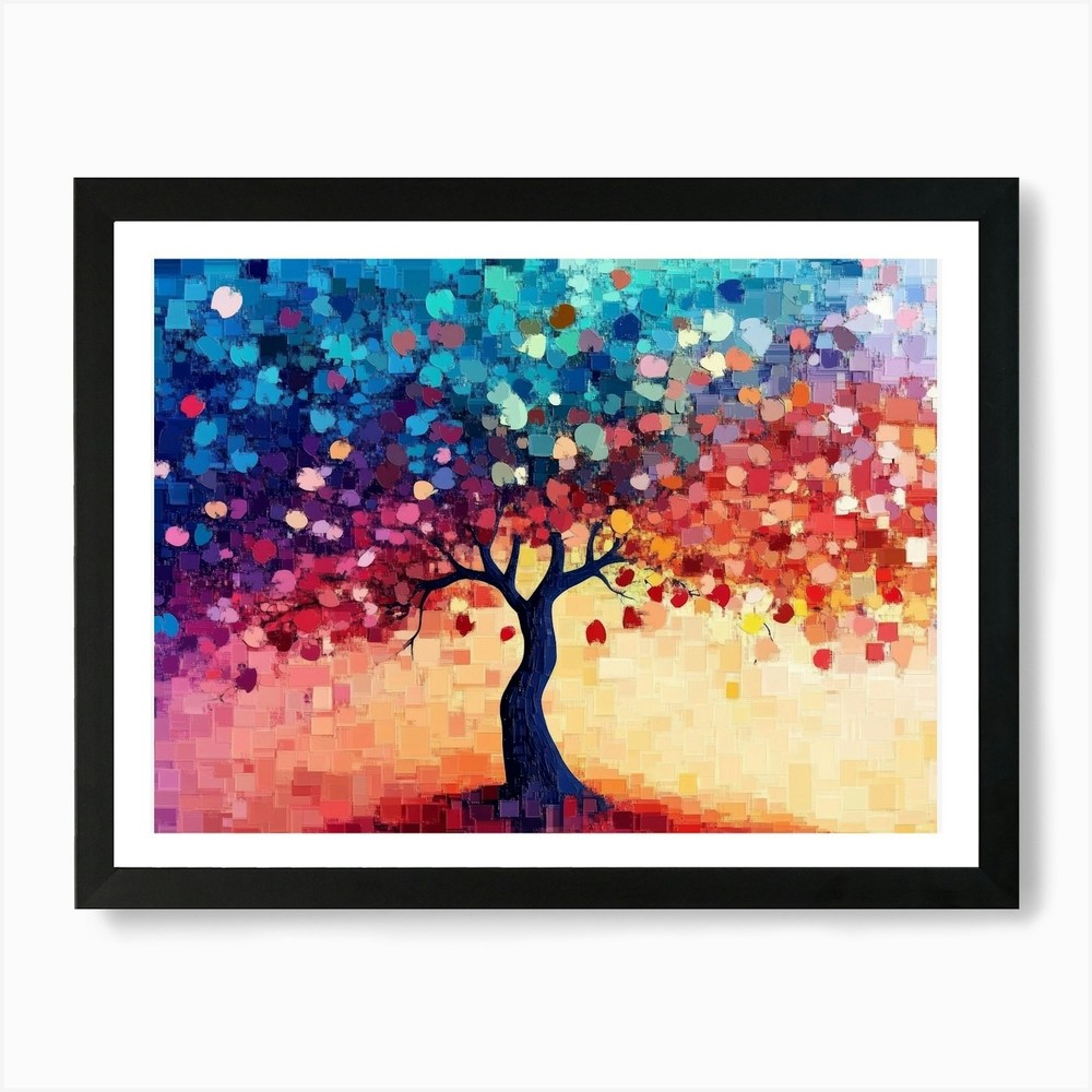 Tree Of Life 286 Art Print Framed Wall Art Poster Canvas Print Picture