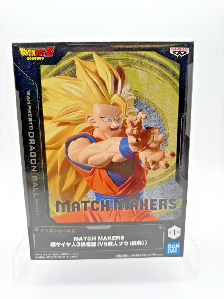 Banpresto Match Makers Super Saiyan 3 Son Goku Dragon Ball Z Figure Boxed Anime