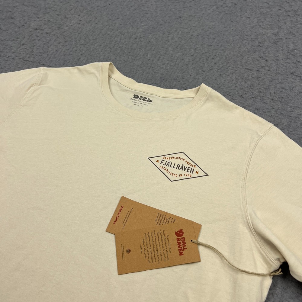 NEW Fjallraven Scout Final Shirt Men's XL Beige Minnesota Short Sleeve Crew Tee