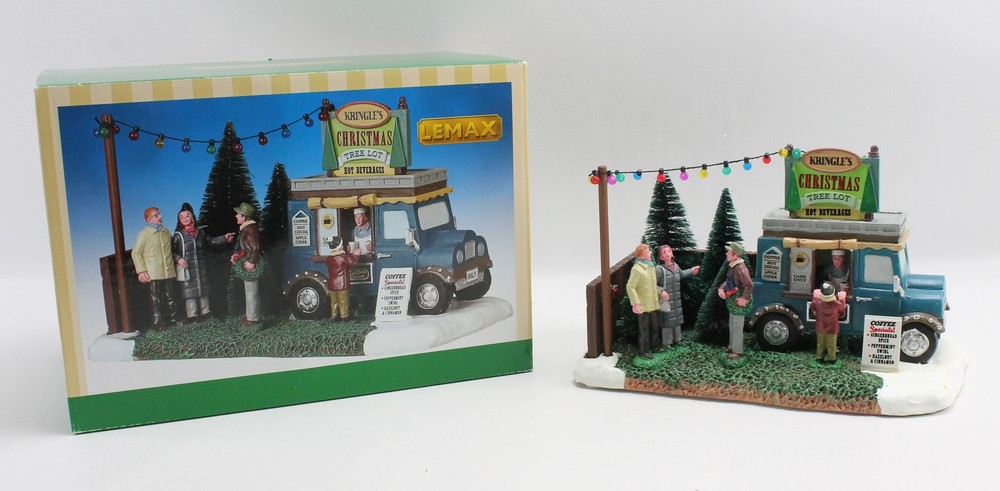 Lemax Kringles Christmas Tree Lot Table Accent 2015-image