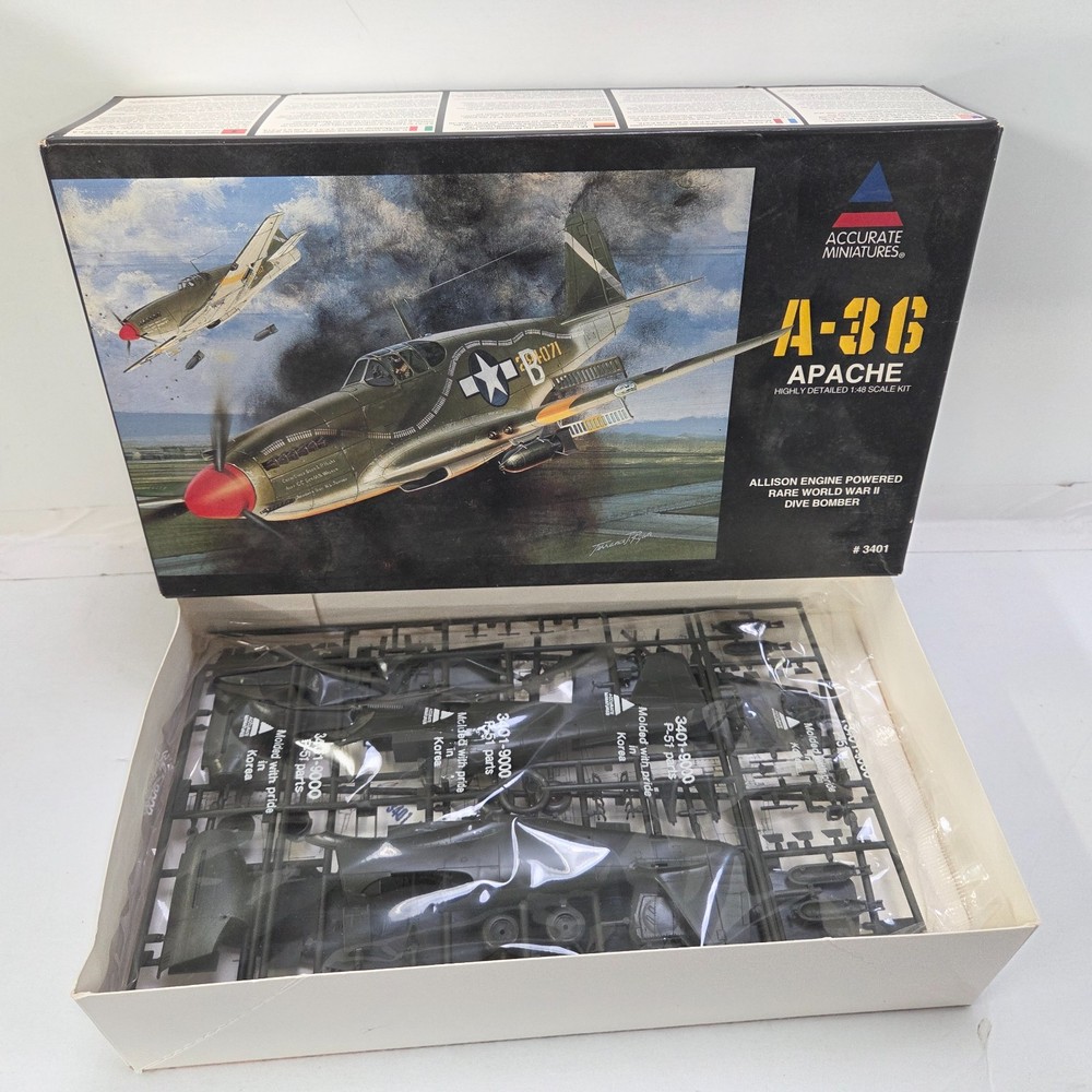 Accurate Miniatures A-36 Apache Model Kit 1/48-image