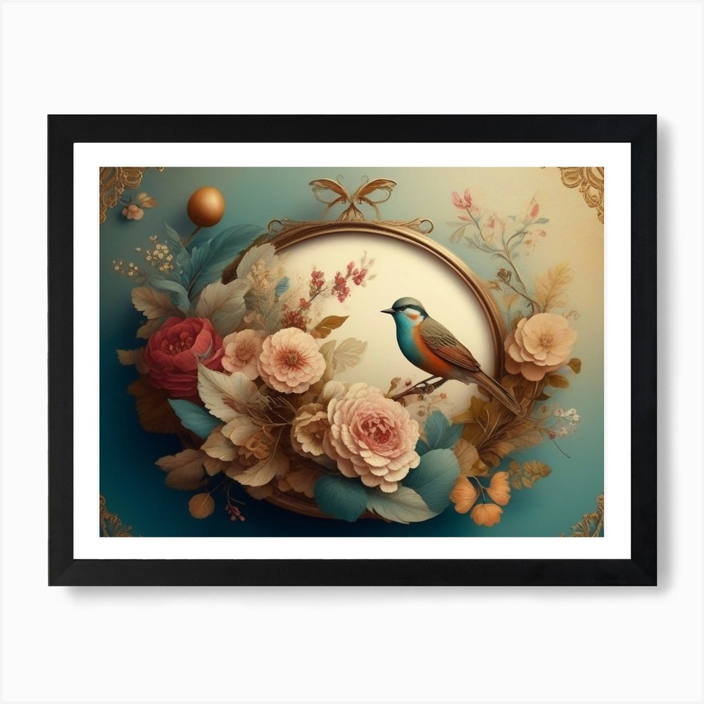 Leonardo Vision Xl Vintage Design C Framed Wall Art Poster Canvas Print Picture