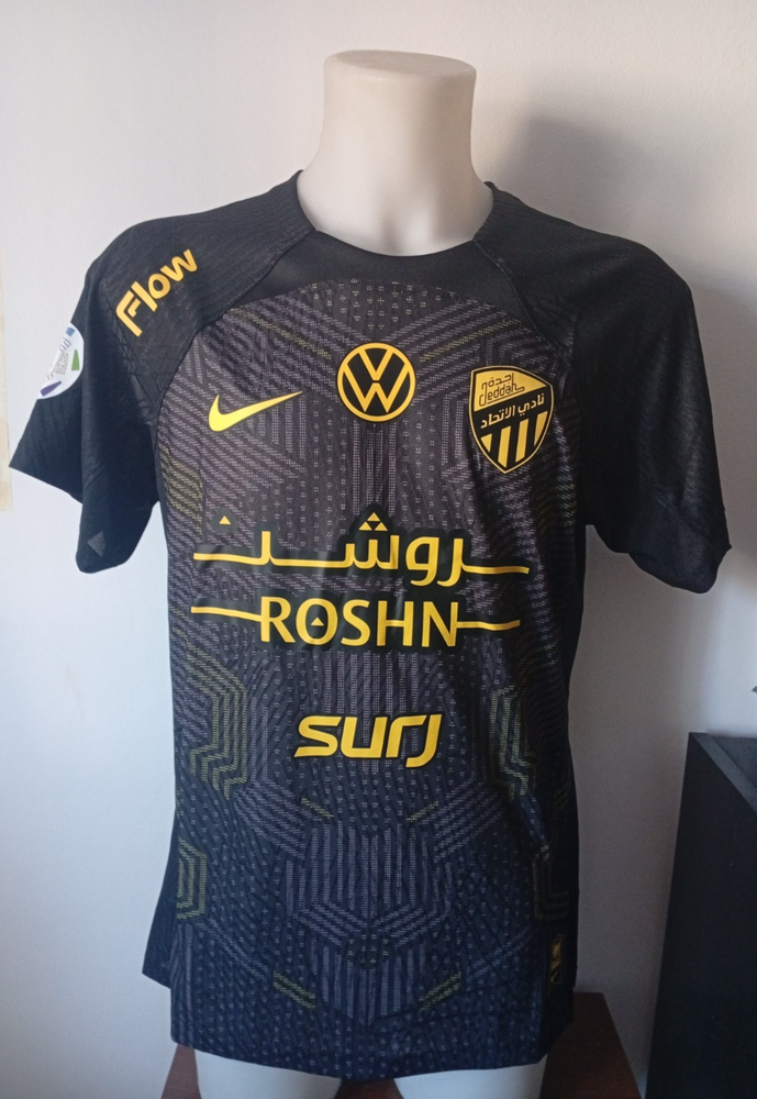 AL - ITTIHAD MATCH VINTAGE SHIRT BENZEMA SEASON 2025/2026 HOME VERSION REMAKE