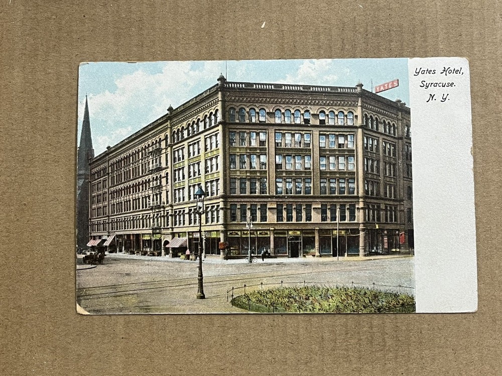 Postcard Syracuse New York The Yates Hotel Vintage 1906 UDB NY PC