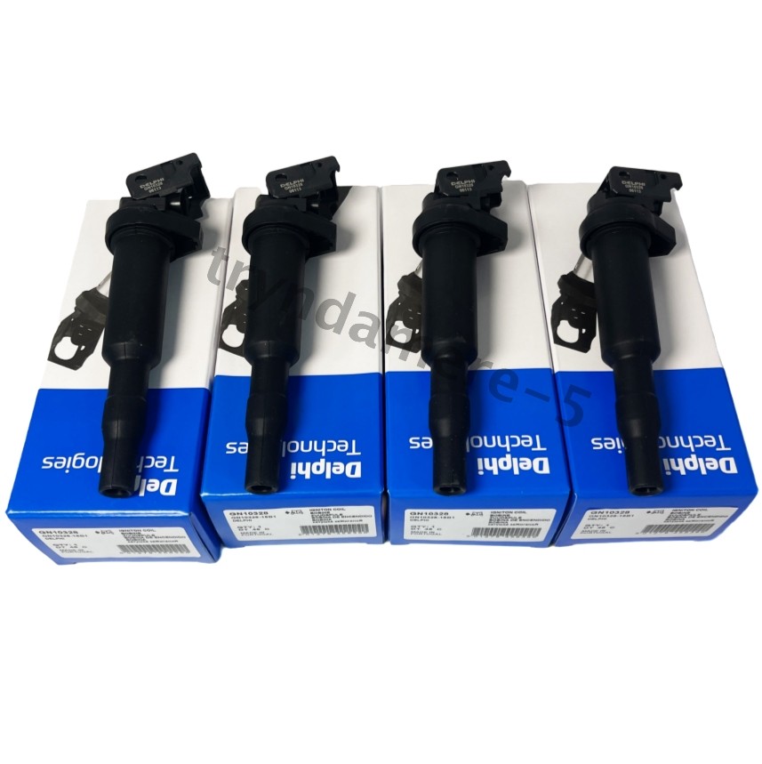 12137594937 Delphi 4x Ignition Coils for MINI Cooper 1.6L L4 R55 R57 GN10328 NEW