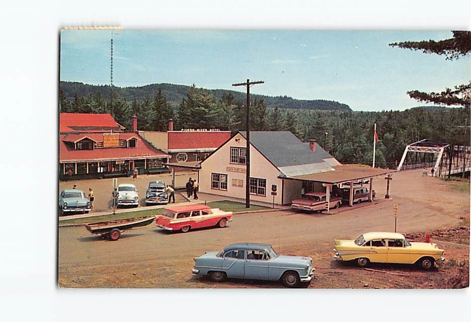 Postcard Entrance Canada Pigeon River Lakehead Port Arthur Fort William Ontario