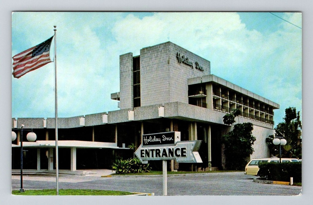 Palm Beach FL-Florida, Holiday Inn, Advertising, Vintage Postcard
