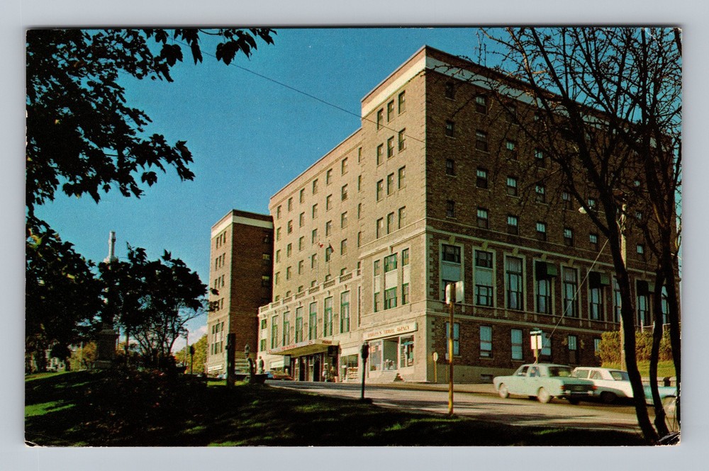 Canada Newfoundland St John's Hotel Newfoundland Postal Vintage c1971 Postcard