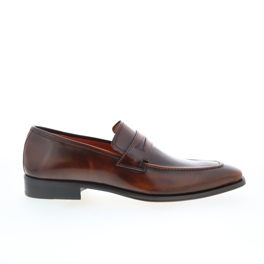 Mezlan Avenue Penny Loafer 20910 Mens Brown Loafers & Slip Ons Penny Shoes 9