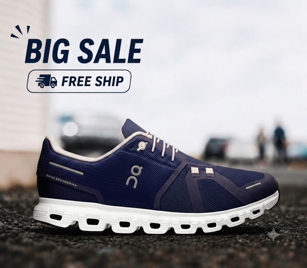 On Men's Cloud 6 Midnight | White Authentic