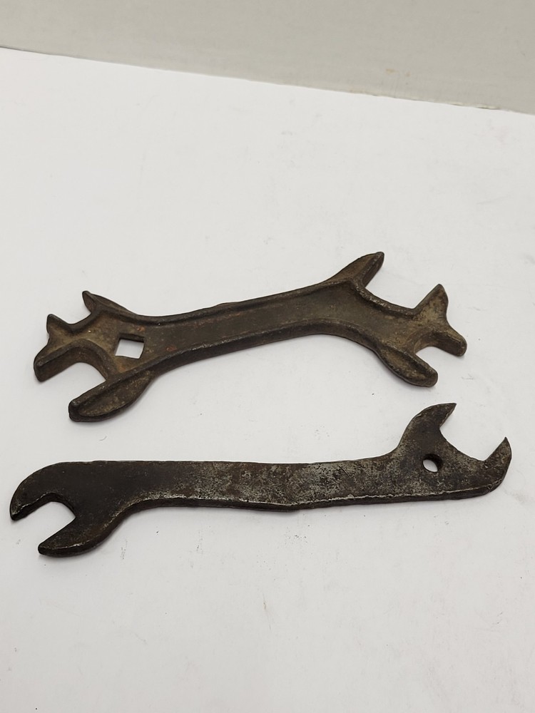 Vintage wrenches Tractor Implement. 2 Unknown Brand