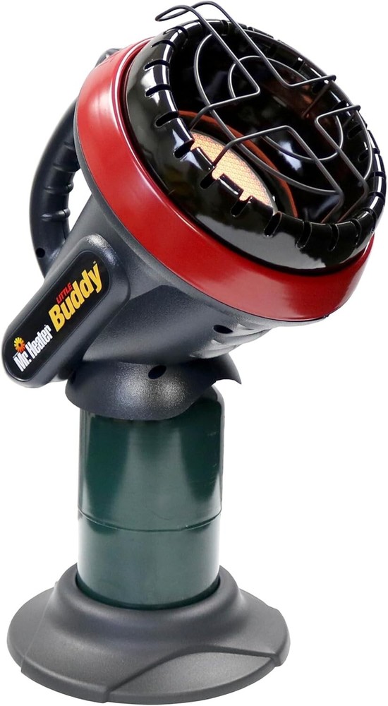 Portable 3800-BTU MH4B Propane Heater with Safety Features - Indoor/Outdoor Use
