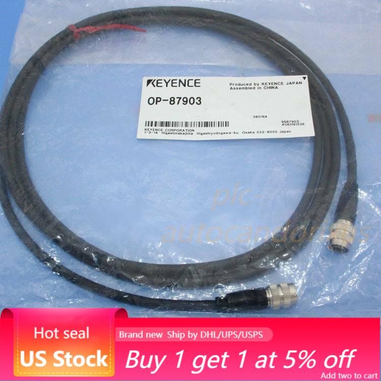 ONE new Keyence OP-87903 Sensor head cable 2m