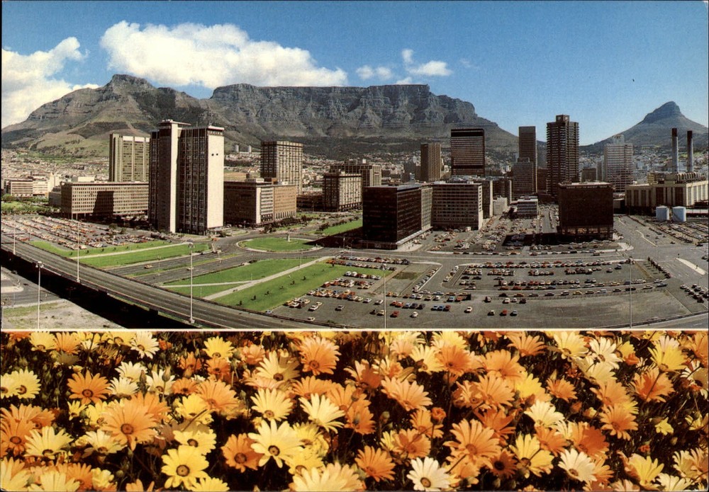South Africa Cape Town Devil's Peak Table Peak Lion's Head ~ postcard sku123