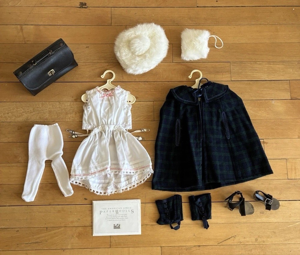 Rare Retired 1989 Pleasant Co. American Girl Samantha's Winter Story Set