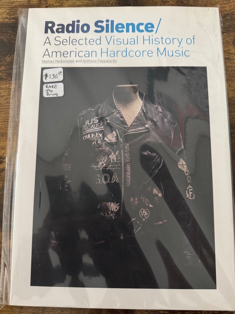 RADIO SILENCE a selected visual history of hardcore music BOOK RARE