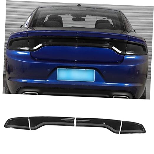 Smoked Rear Light Guards & Charger Tail Lamp Covers Compatible with Dodge Charger  