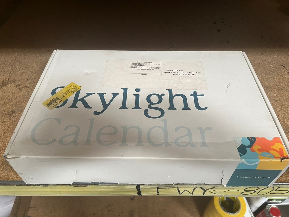 Skylight Calendar: 15-in. Wall Planner Digital Calendar New