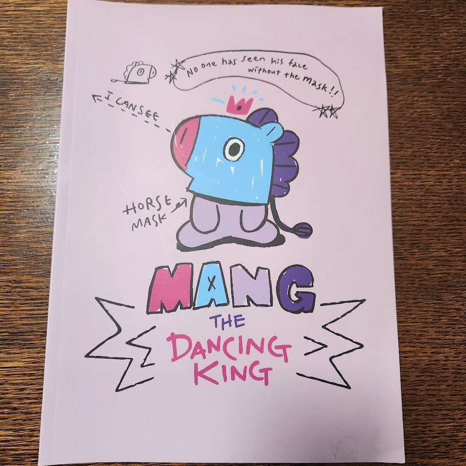 BT21 Mang Notebook from South Korea.