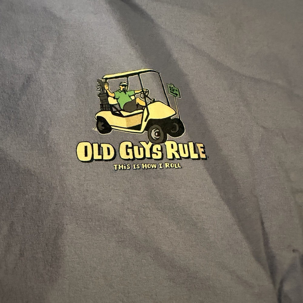Old Guys Rule - Golf T Shirt Mens Large 19th Hole This Is How I Roll  2XL