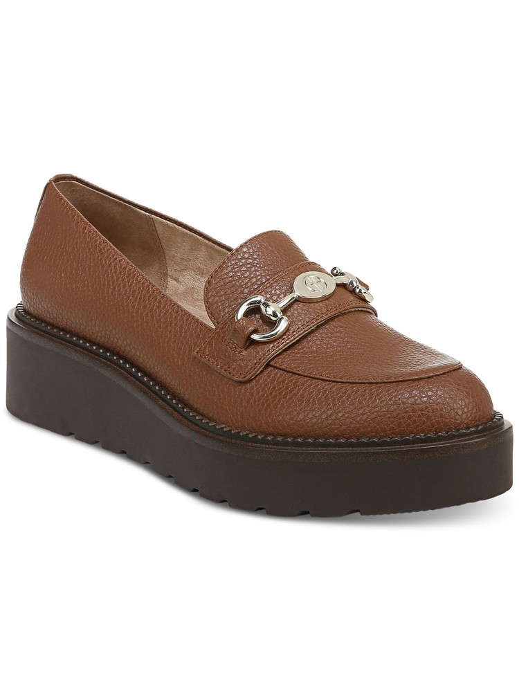 GIANI BERNINI Mayaa Brown 1 Inch Platform Wedge Loafers for Women Size 11 M