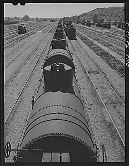 Photo:Tulsa Oklahoma 1910s Oil Tank Cars Railroad Yards Trains