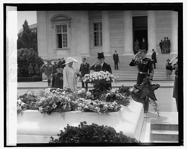 President Calvin Coolidge at Arlington National Cemetery,Virginia,VA,May 1925,5