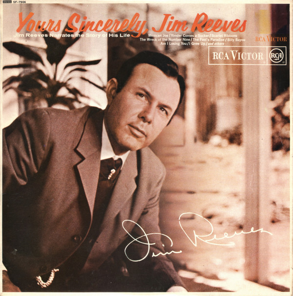 Jim Reeves - Yours Sincerely - Used Vinyl Record - A15851z