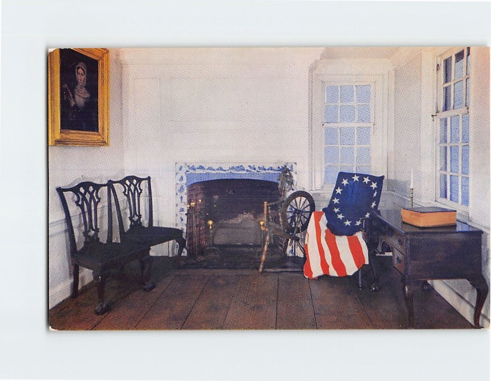 Postcard Room In Betsy Ross House Philadelphia Pennsylvania
