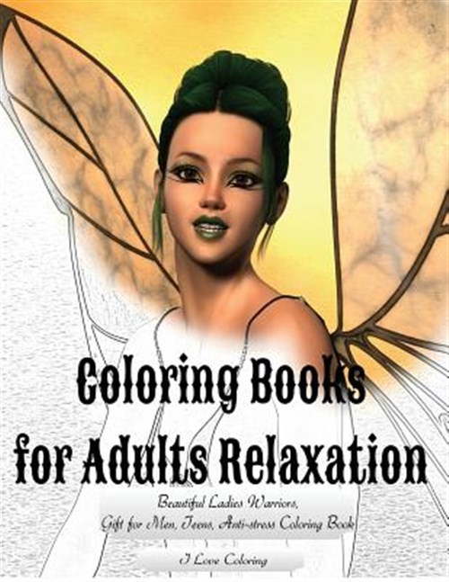 Coloring Books for Adults Relaxation : Beautiful Ladies Warriors, Gift for Me...