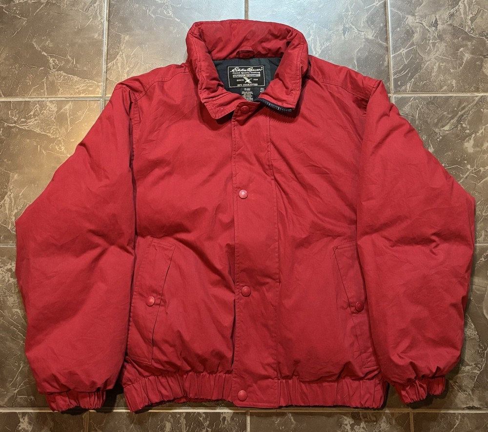 Vintage Eddie Bauer Red Jacket Men’s Size M